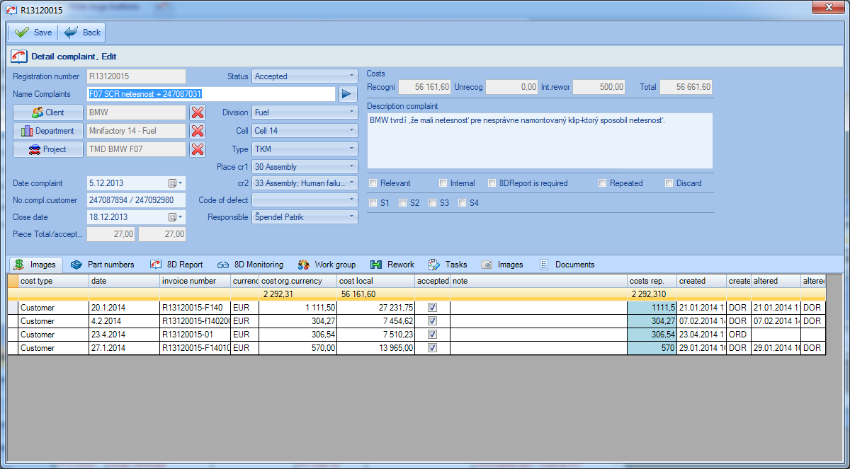Complaint Management